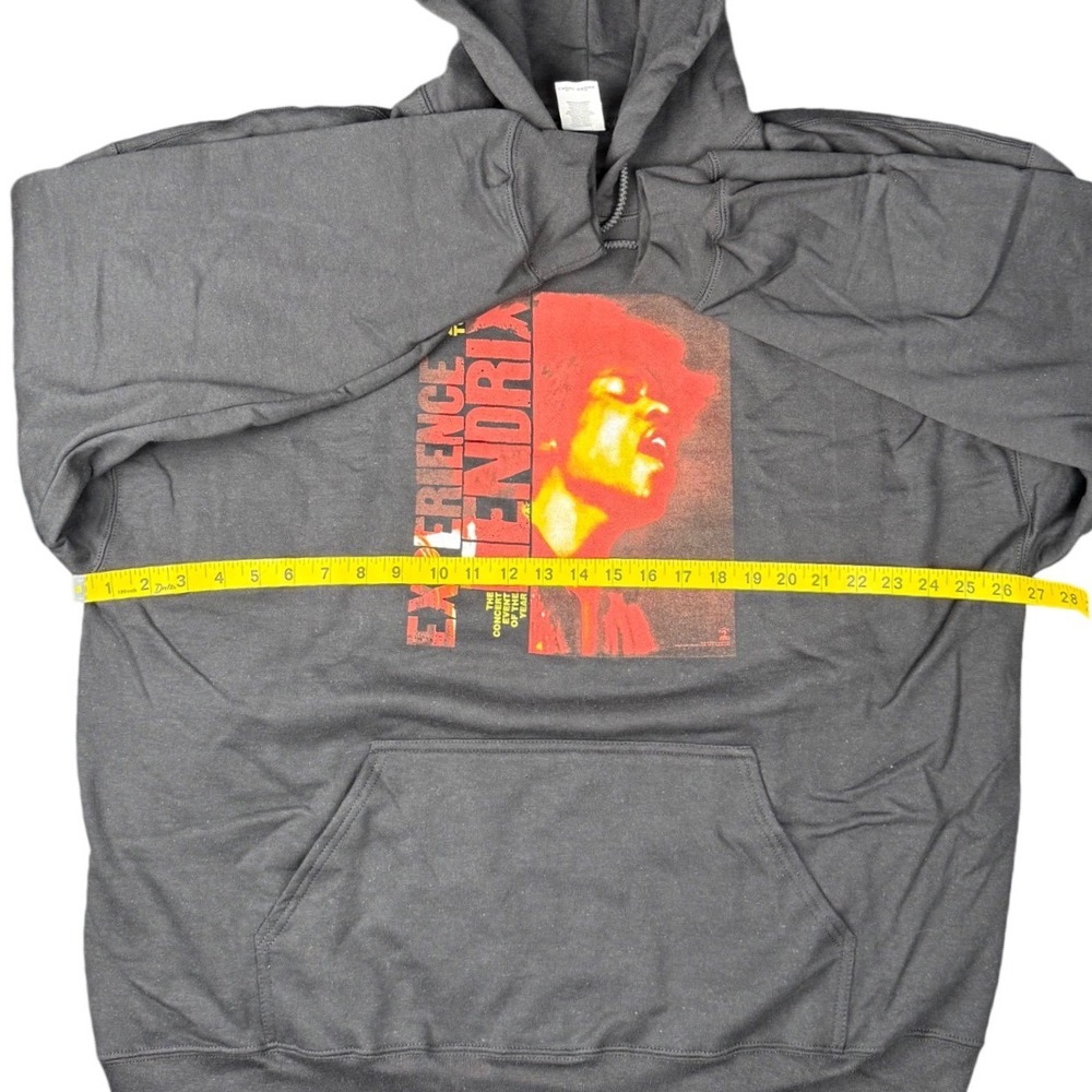 Experience Hendrix Jimi‎ Hendrix 2019 Tour Hoodie Gildan Heavy Blend 2XL - Picture 6 of 6